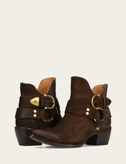 Women's Chocolate Sacha Multi Strap Booties - Chocolate