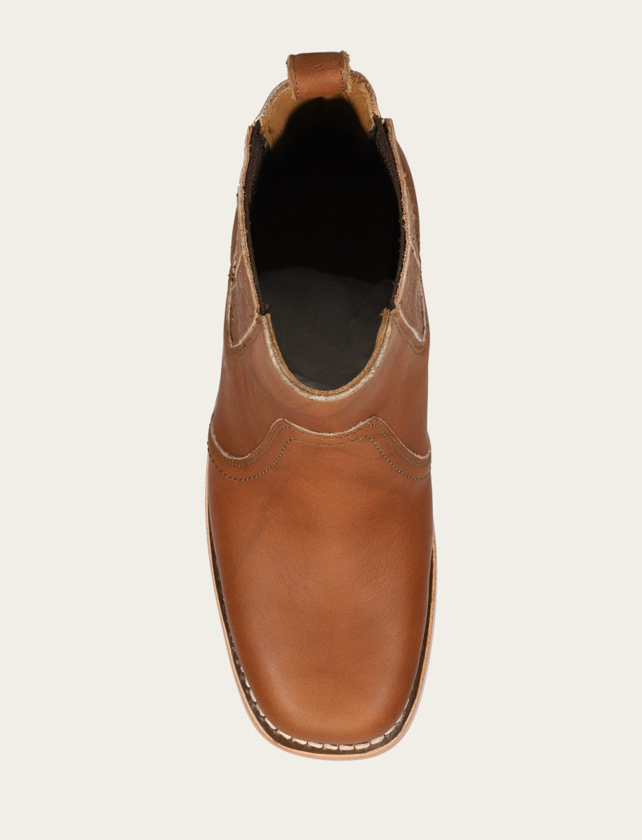 Women's Saddle Campus Chelsea Booties - Saddle