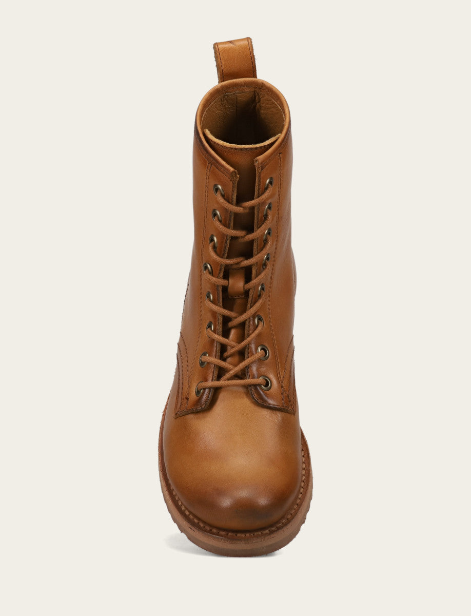 Women's Caramel Veronica Flex Combat Booties - Caramel