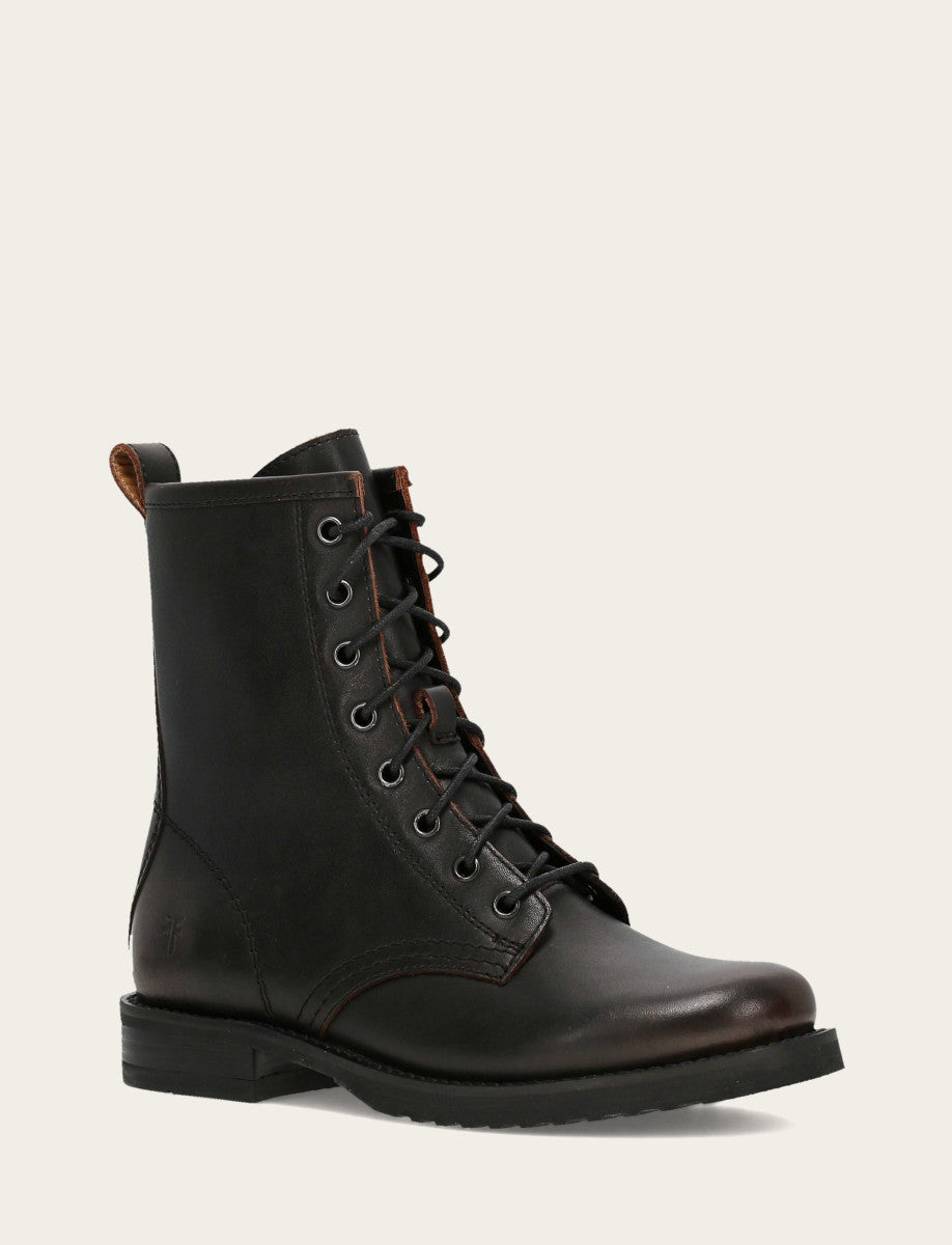 Antique Brown Veronica Flex Combat Boot - Antique Brown