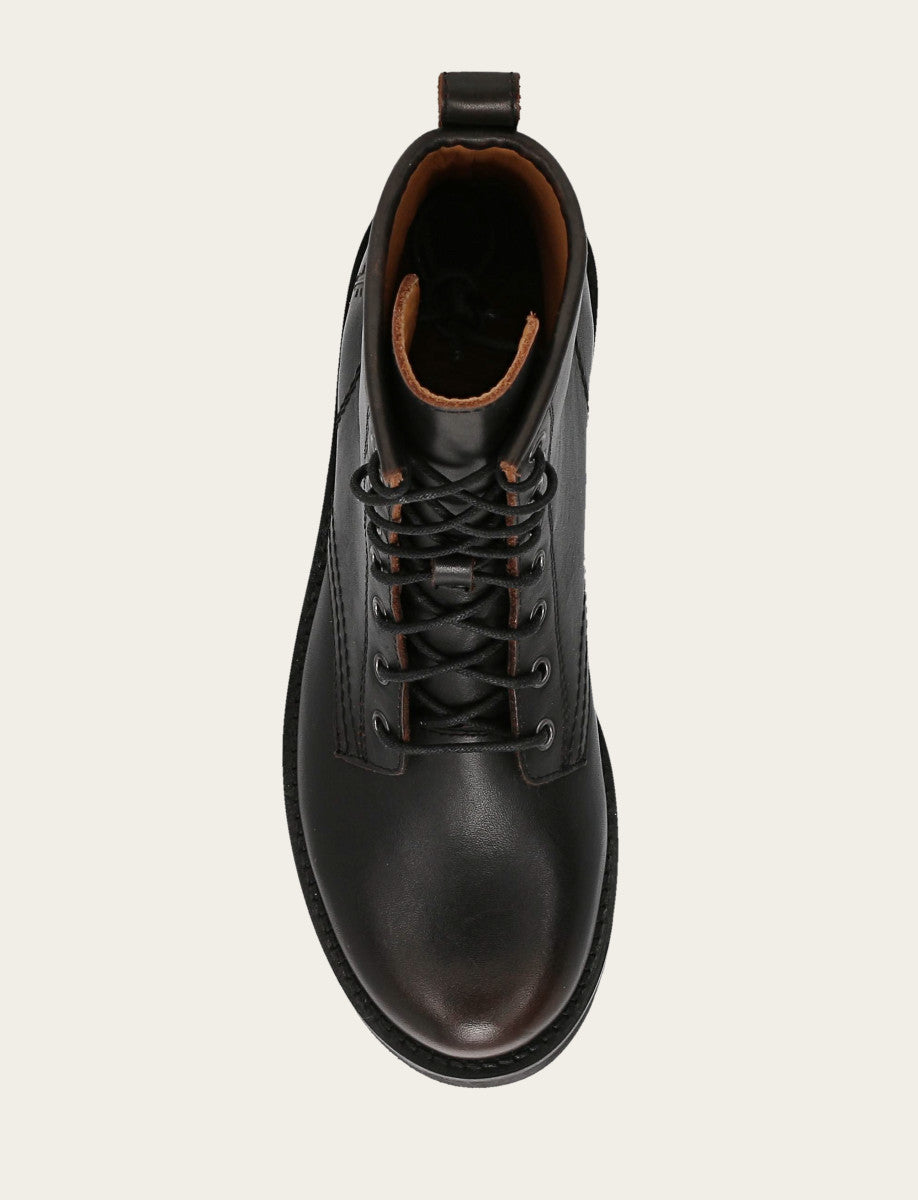 Antique Brown Veronica Flex Combat Boot - Antique Brown