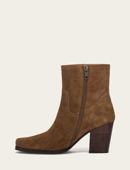 Shiloh Zip Bootie - Barley