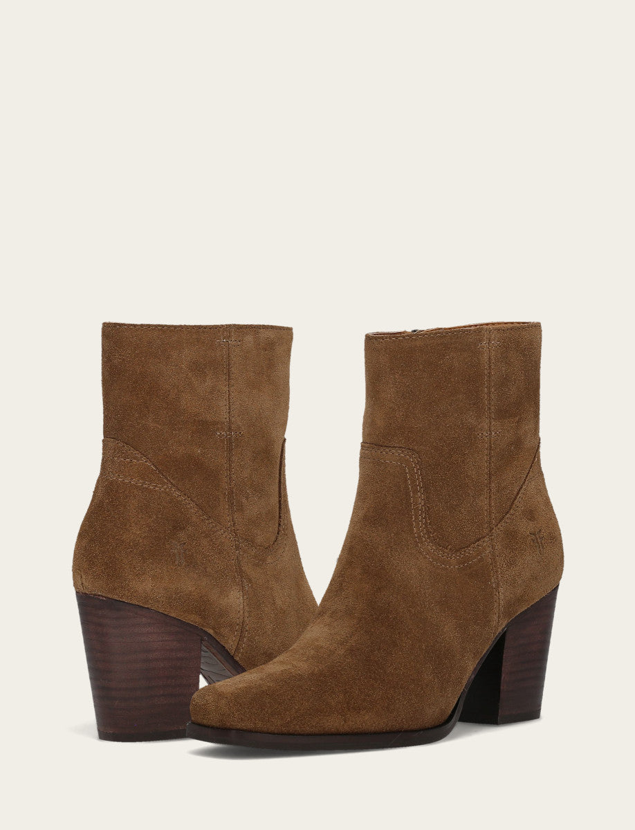 Shiloh Zip Bootie - Barley