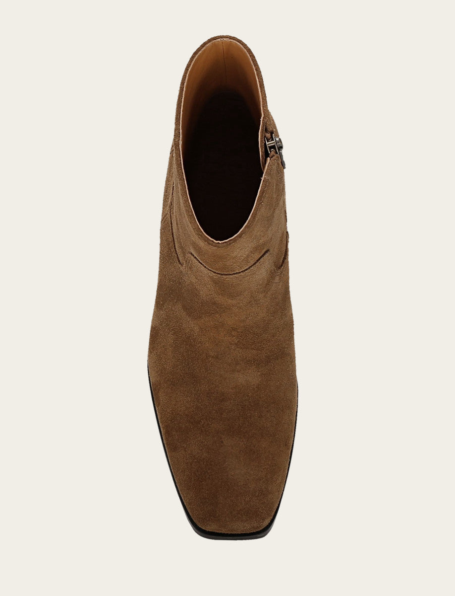 Shiloh Zip Bootie - Barley