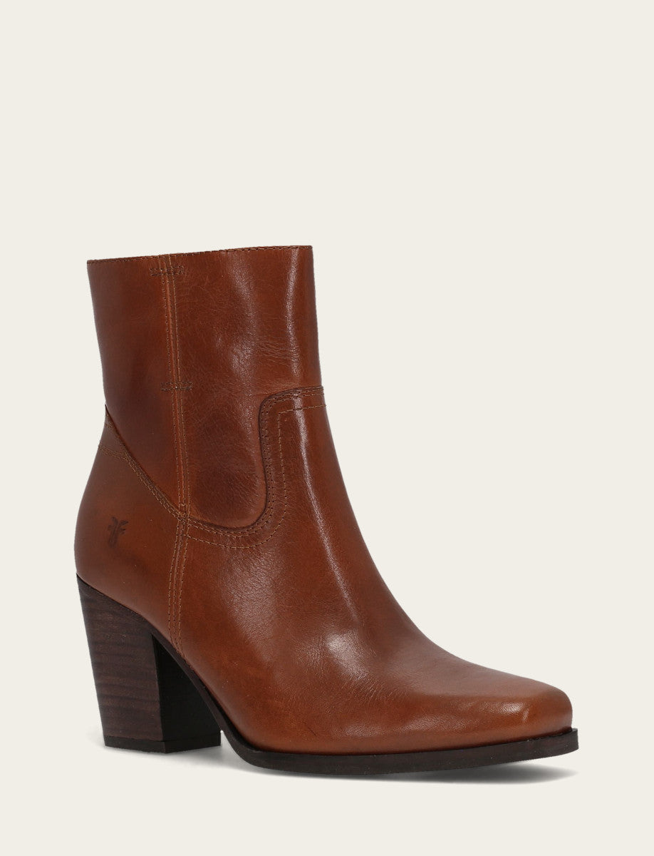 Women's Cinnamon Shiloh Zip Booties - Cinnamon