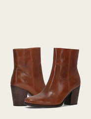 Women's Cinnamon Shiloh Zip Booties - Cinnamon