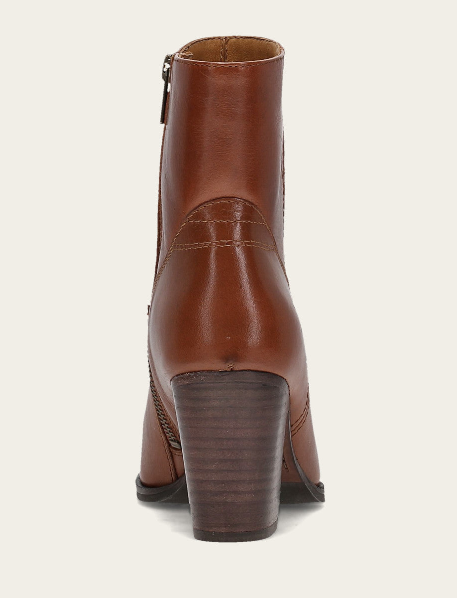 Women's Cinnamon Shiloh Zip Booties - Cinnamon