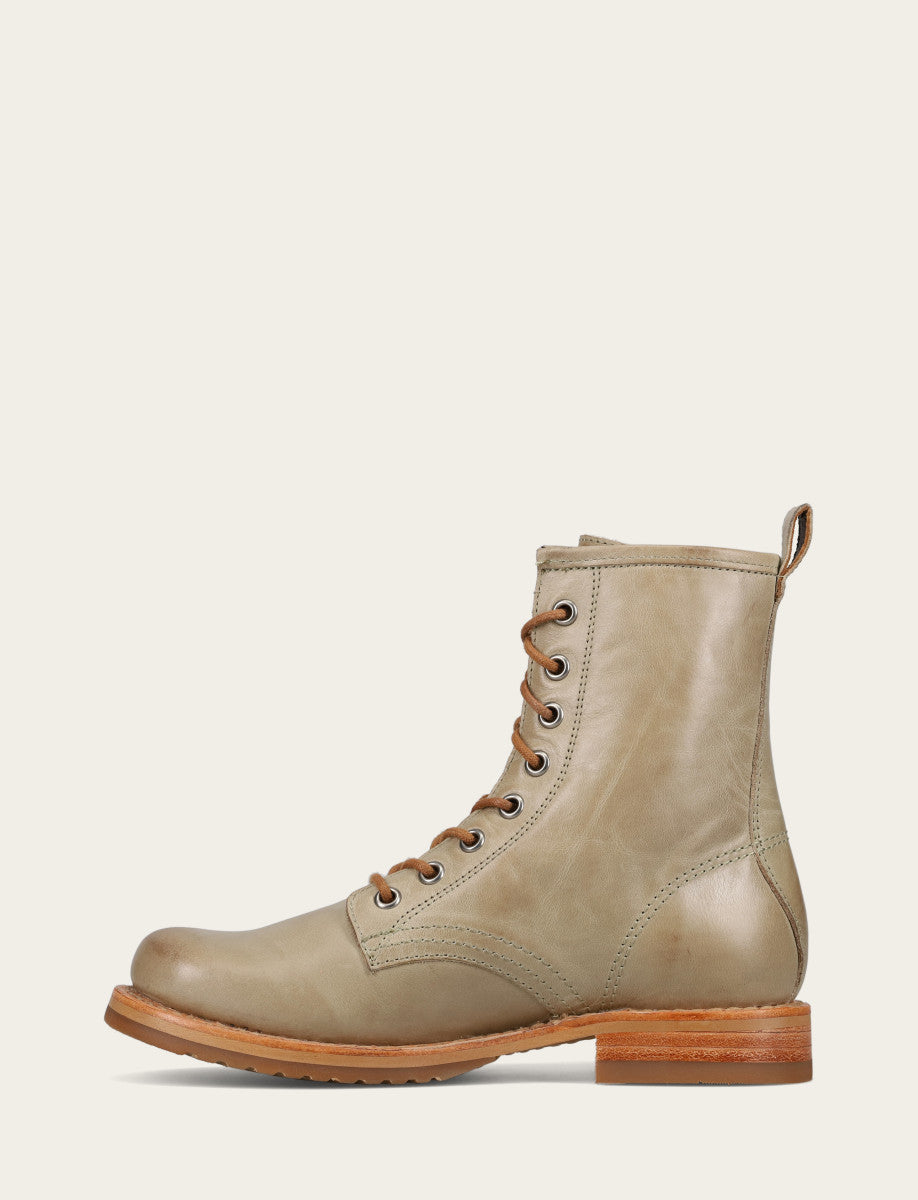 Women's Eucalyptus Veronica Flex Combat Boot - Eucalyptus