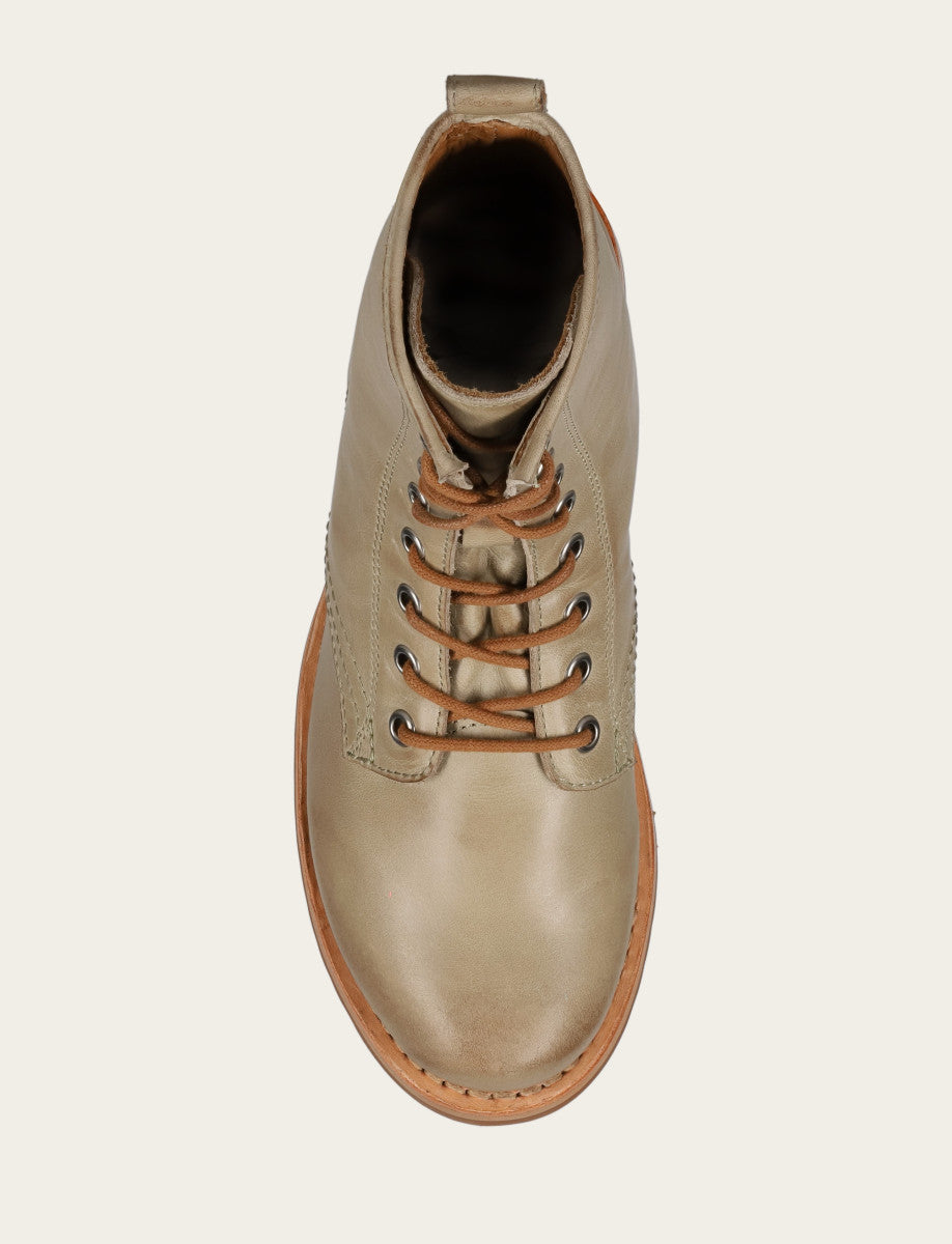 Women's Eucalyptus Veronica Flex Combat Boot - Eucalyptus