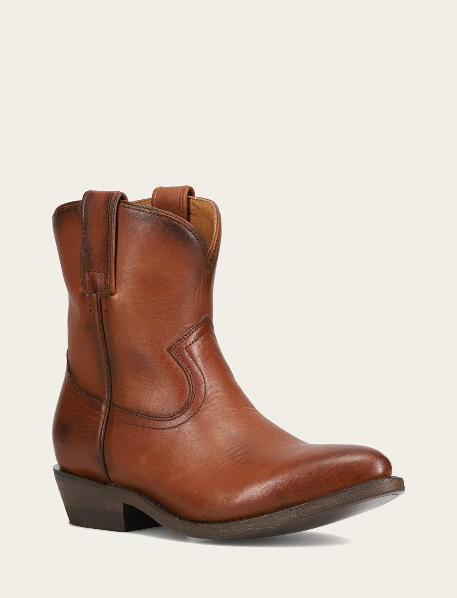 Women's Cognac Billy Short Booties - Cognac
