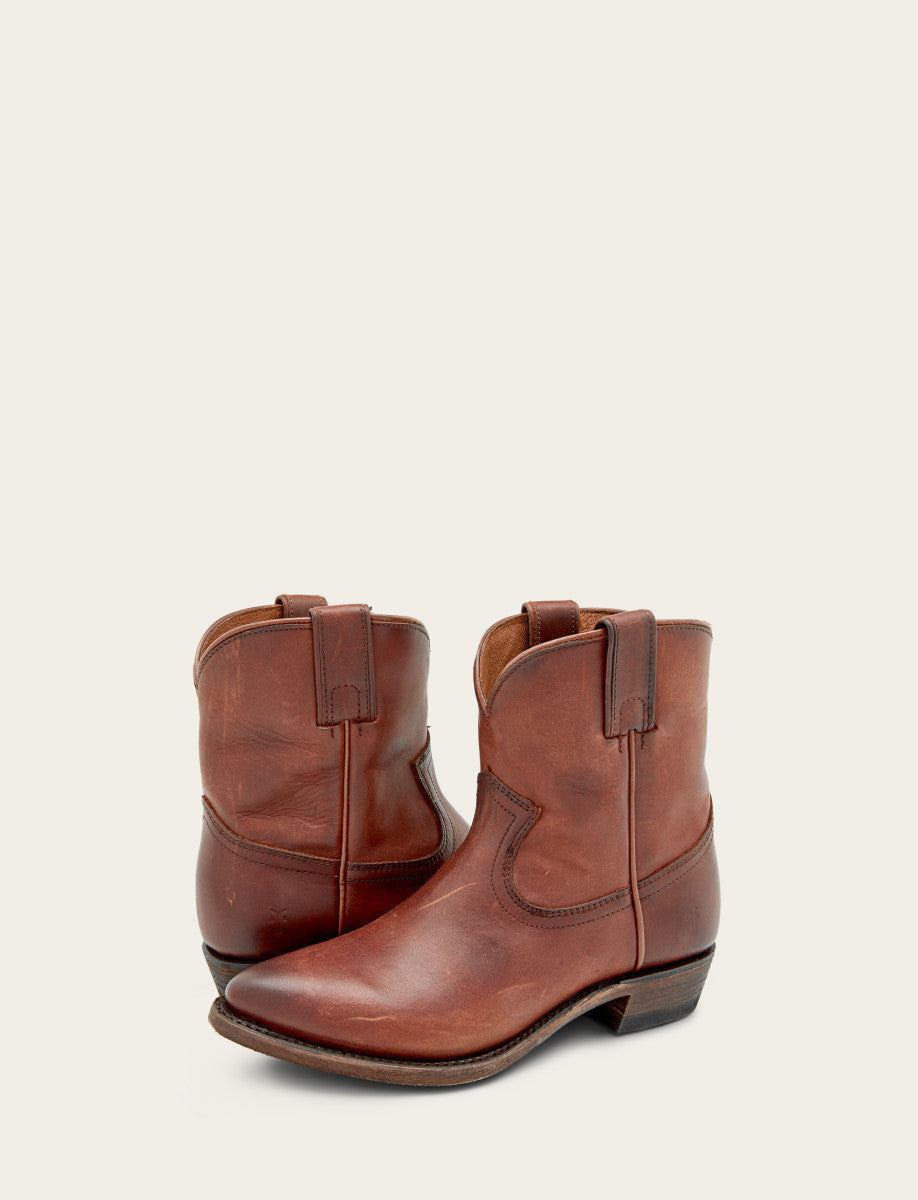Women's Cognac Billy Short Booties - Cognac