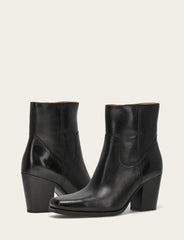 Women's Black Shiloh Zip Booties - Black