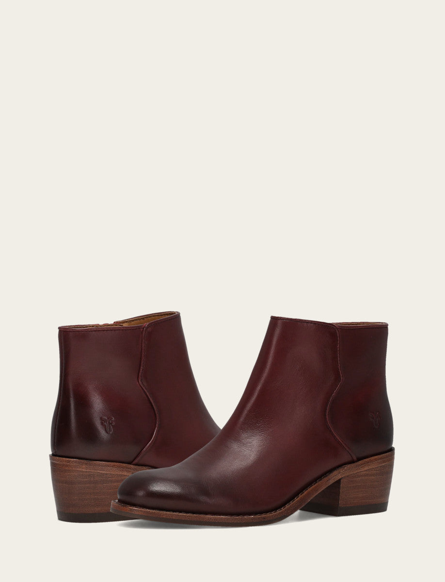 Women's Merlot Carson 2 Piping Booties - Merlot