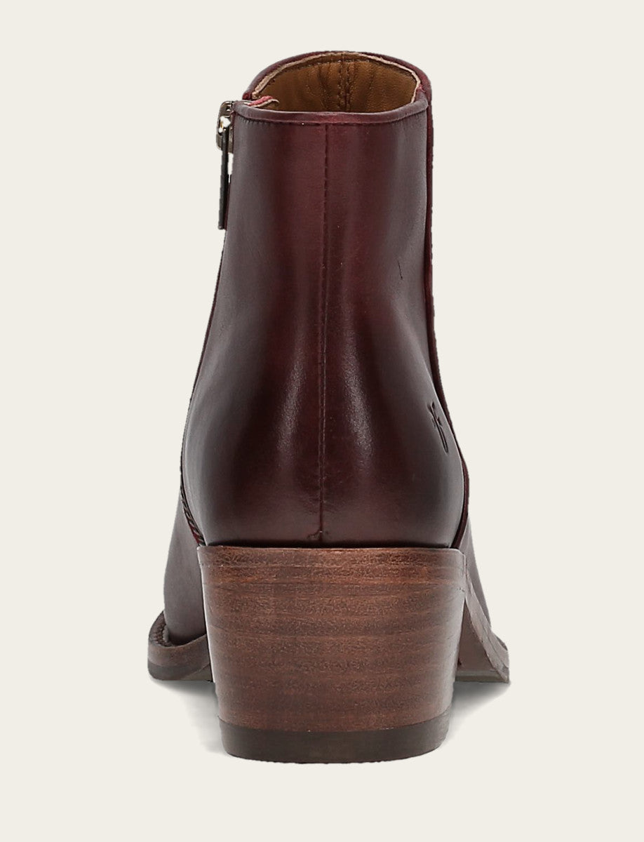 Women's Merlot Carson 2 Piping Booties - Merlot