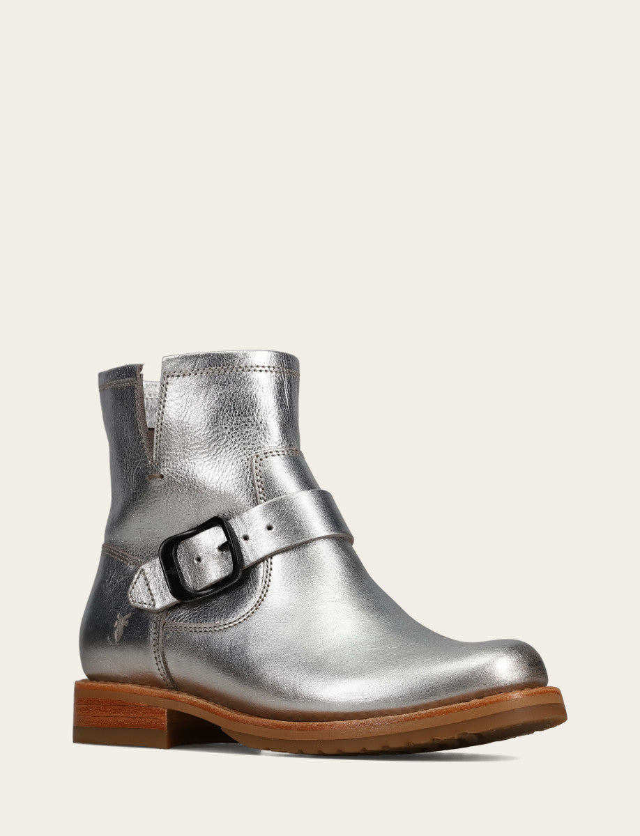 Women's Silver Veronica Flex Booties - Silver