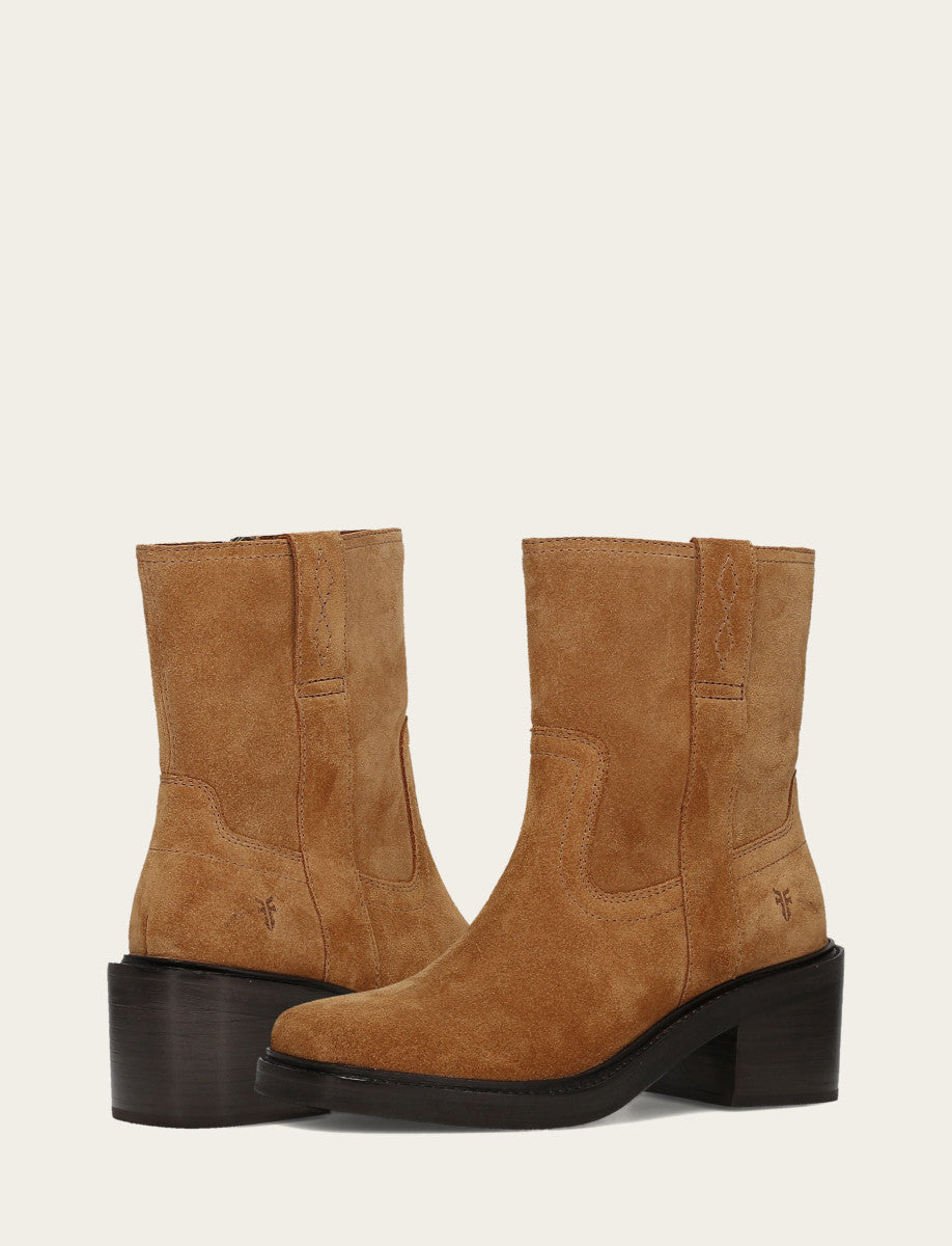 Women's Toffee Kate Short Inside Zip Boot - Toffee