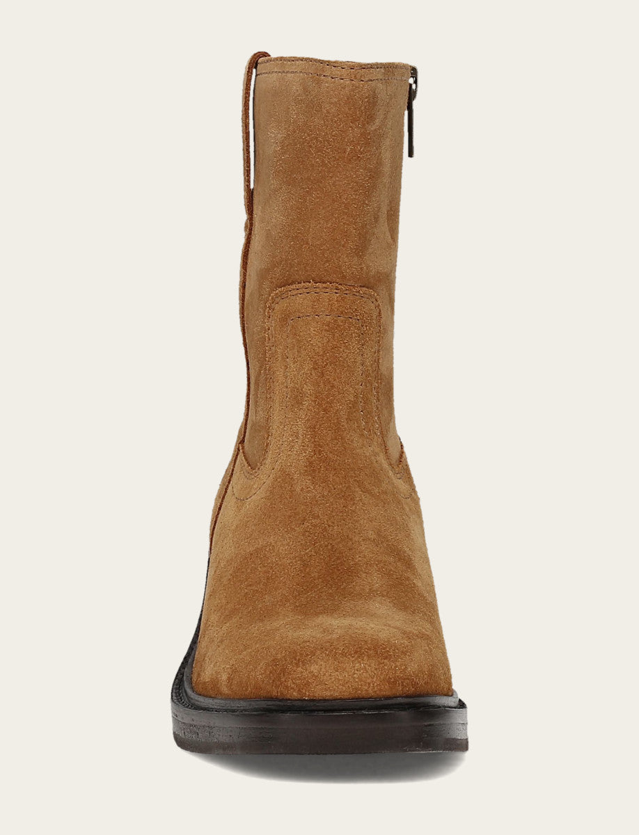 Women's Toffee Kate Short Inside Zip Boot - Toffee