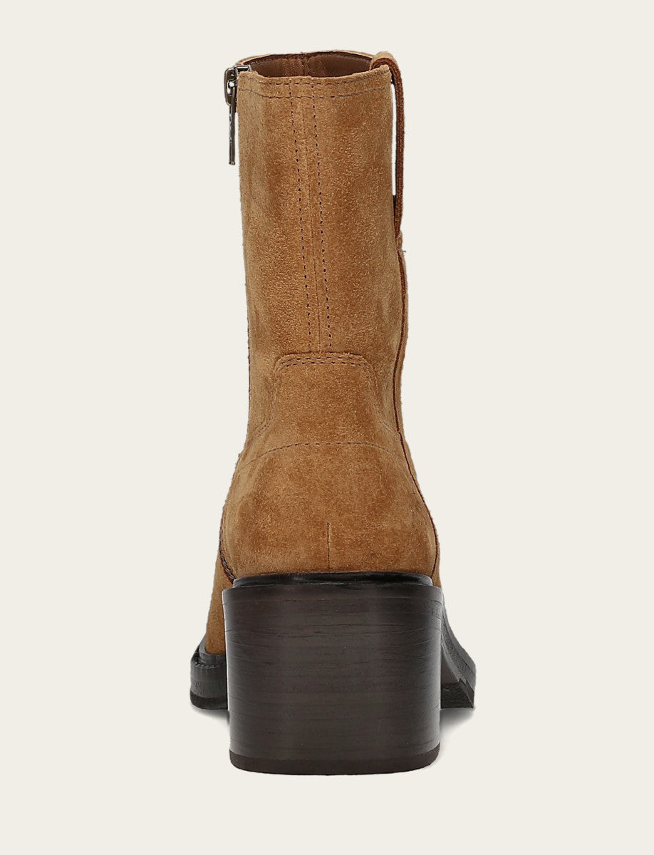 Women's Toffee Kate Short Inside Zip Boot - Toffee