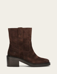 Women's Chocolate Kate Short Inside Zip Boot - Chocolate