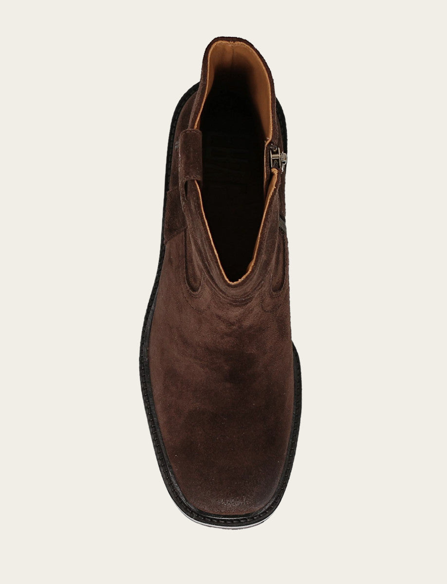 Women's Chocolate Kate Short Inside Zip Boot - Chocolate