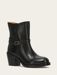 Women's Black Rylee Belted Inside Zip Boot - Black