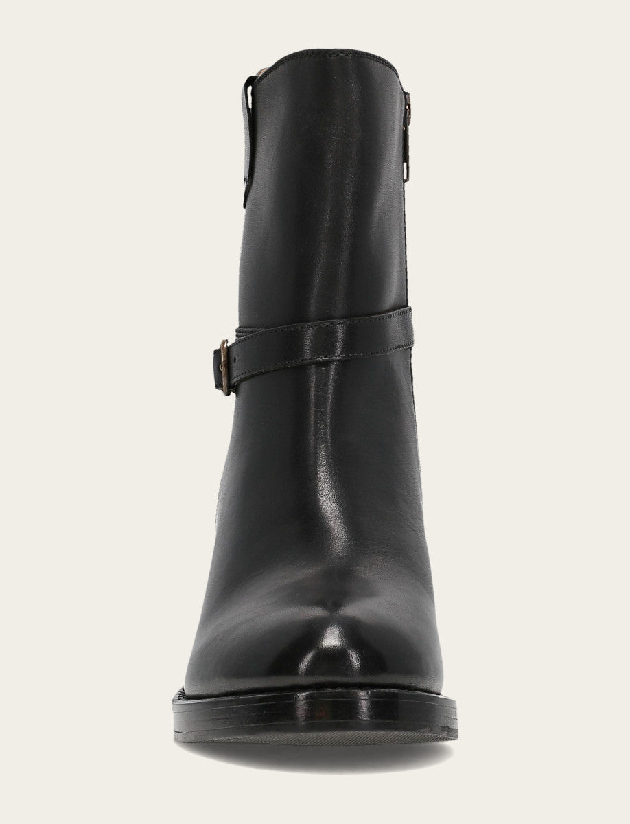 Women's Black Rylee Belted Inside Zip Boot - Black