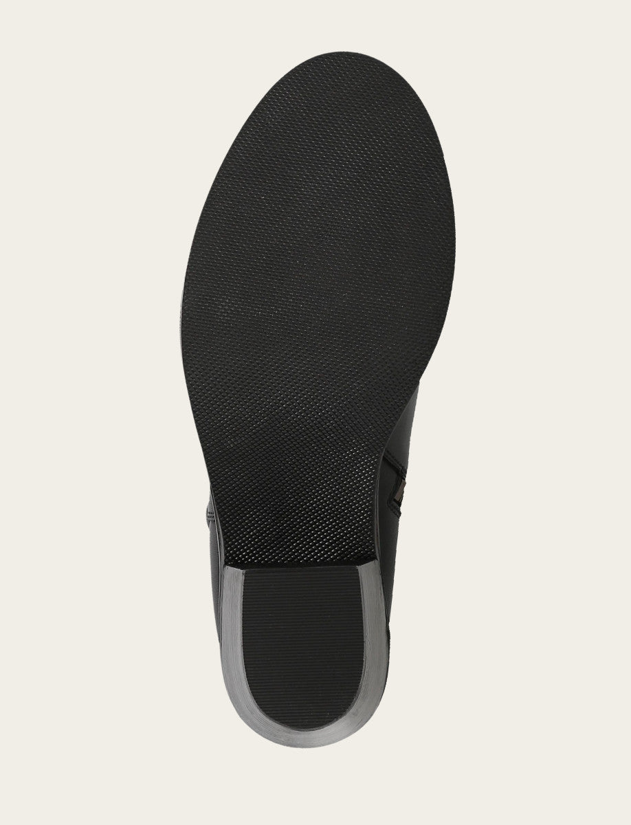 Women's Black Rylee Belted Inside Zip Boot - Black