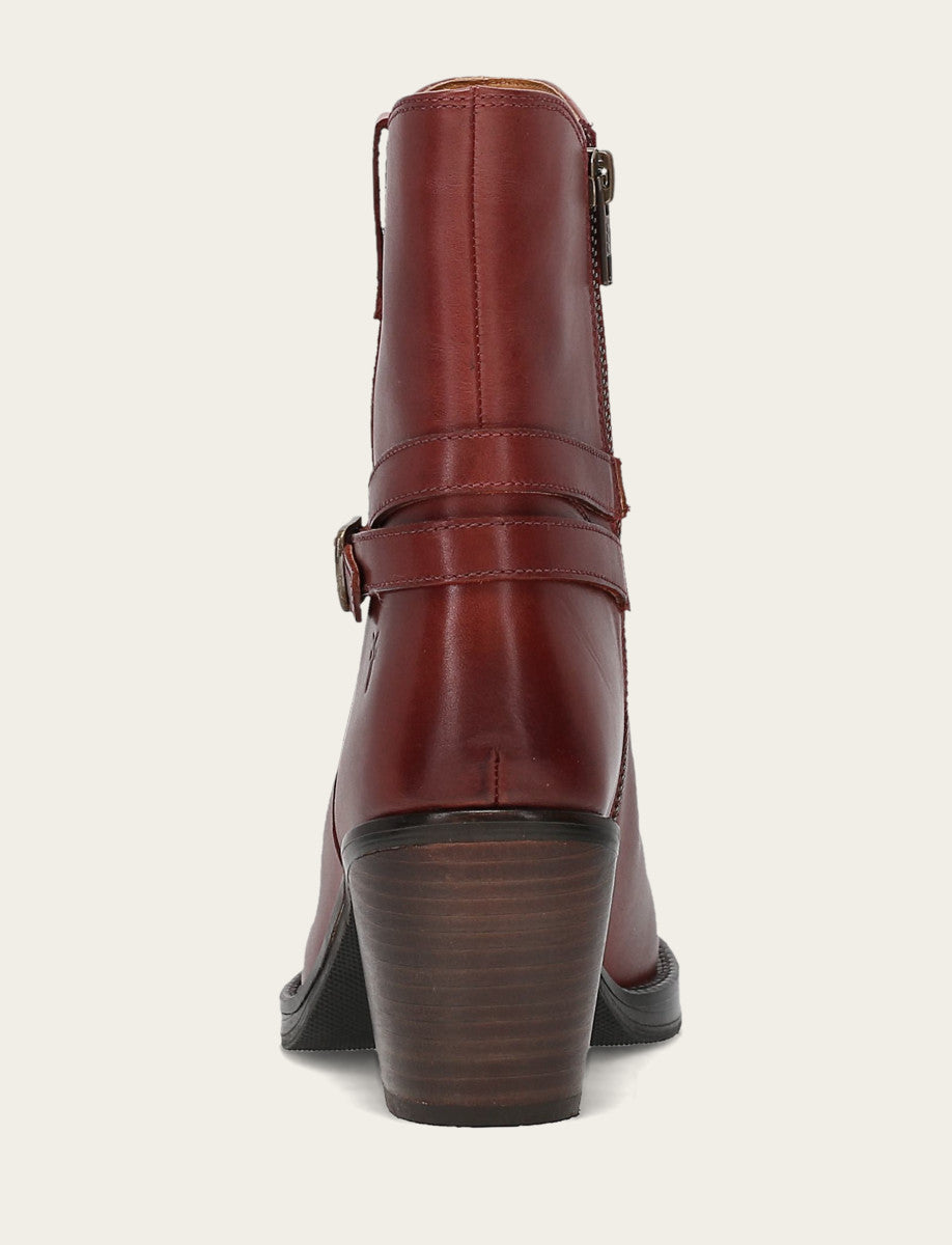 Women's Cranberry Rylee Belted Inside Zip Boot - Cranberry