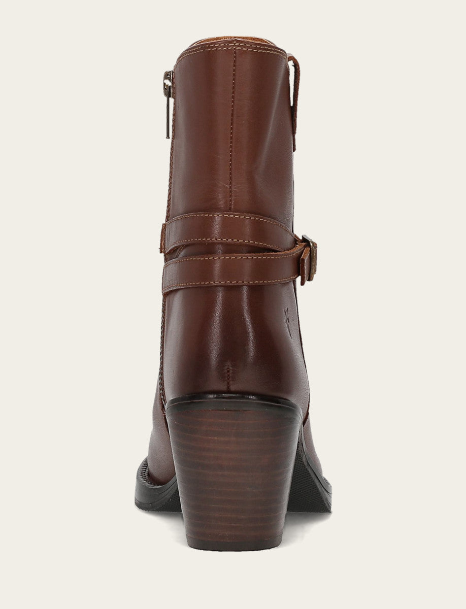 Women's Walnut Rylee Belted Inside Zip Boot - Walnut