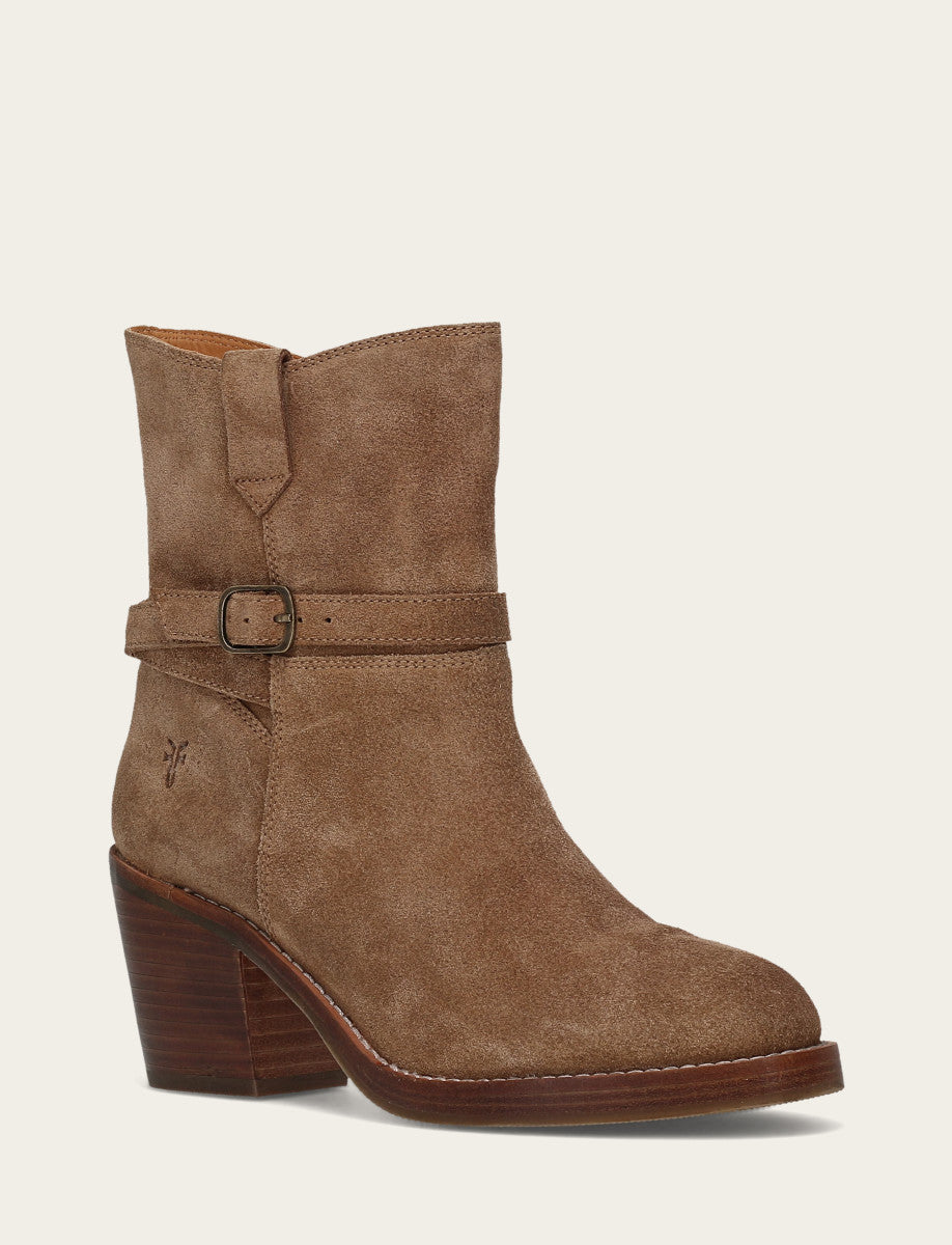 Women's Mushroom Rylee Belted Inside Zip Boot - Mushroom