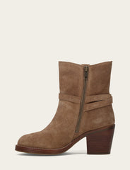 Women's Mushroom Rylee Belted Inside Zip Boot - Mushroom