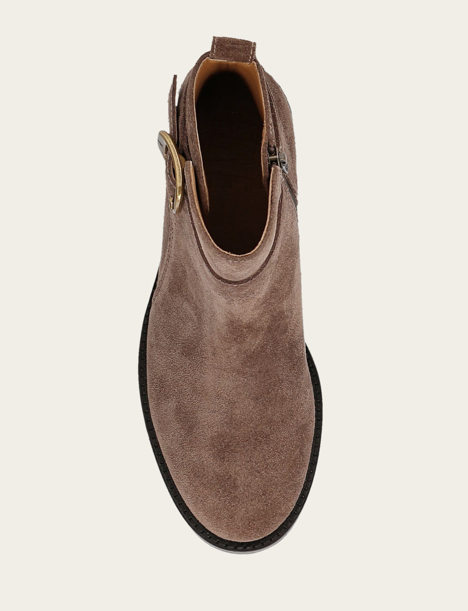 Women's Taupe Piper Booties - Taupe