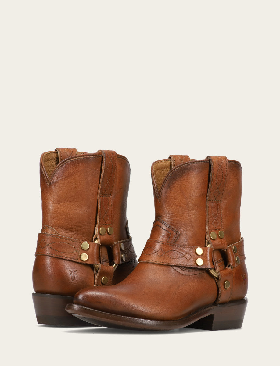 Women's Saddle Billy Short Harness Booties - Saddle