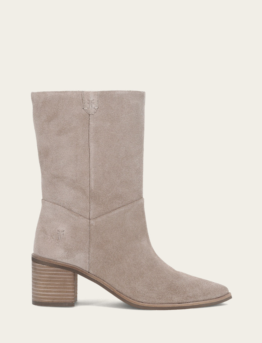 Women's Taupe Sadie Softy Mid Booties - Taupe