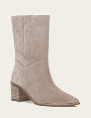 Women's Taupe Sadie Softy Mid Booties - Taupe