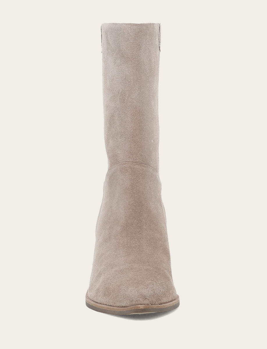 Women's Taupe Sadie Softy Mid Booties - Taupe