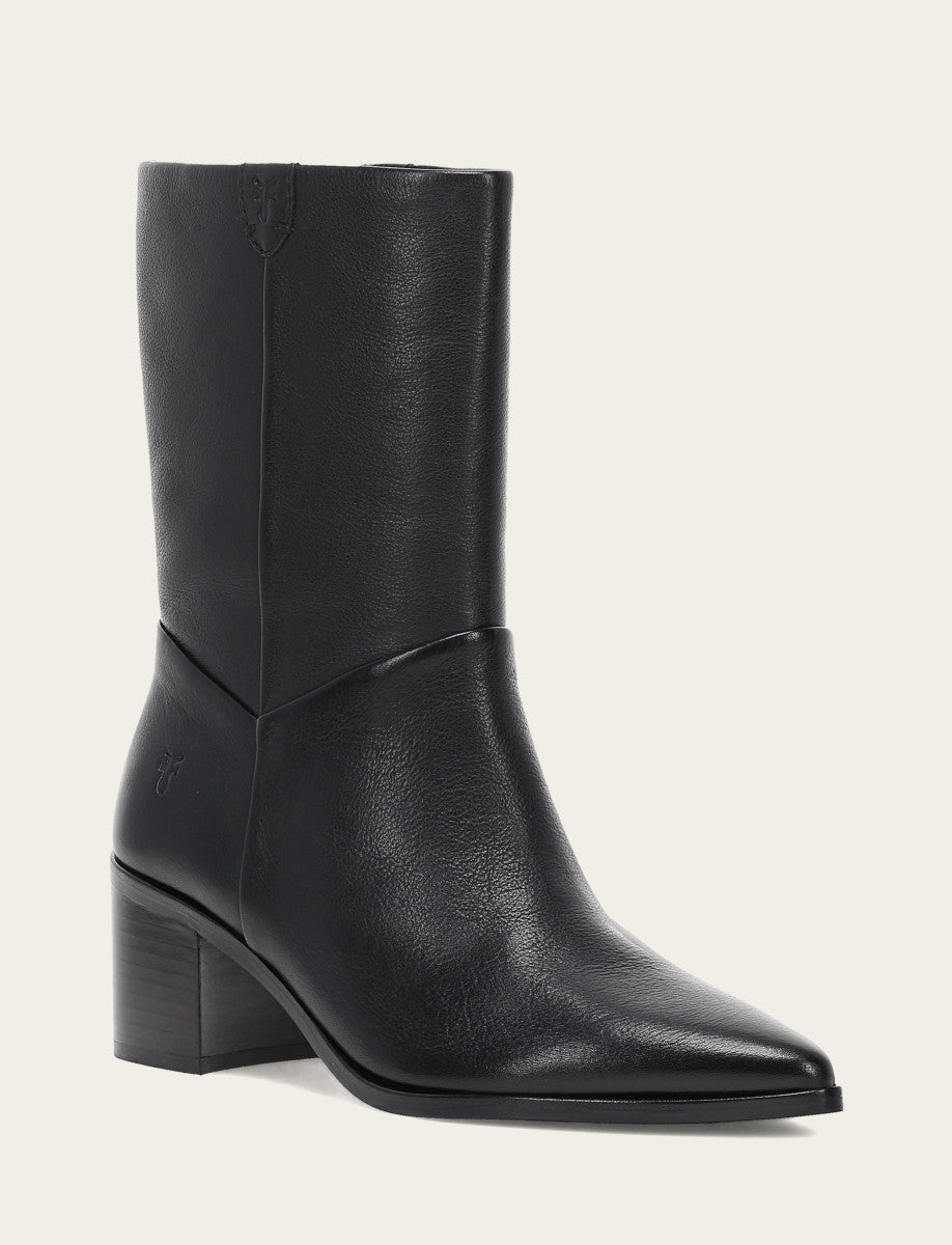 Women's Black Sadie Softy Mid Booties - Black