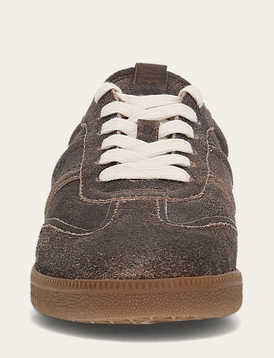 Women's Dark Truffle Milly Low Lace Shearling Sneaker - Dark Truffle
