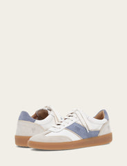 Women's Ivory Azul Milly Low Lace Sneakers - Ivory Azul