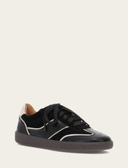 Women's Black Milly Low Lace Sneakers - Black