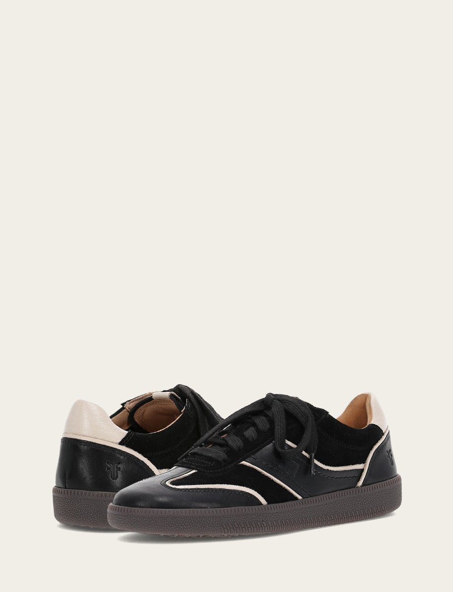 Women's Black Milly Low Lace Sneakers - Black