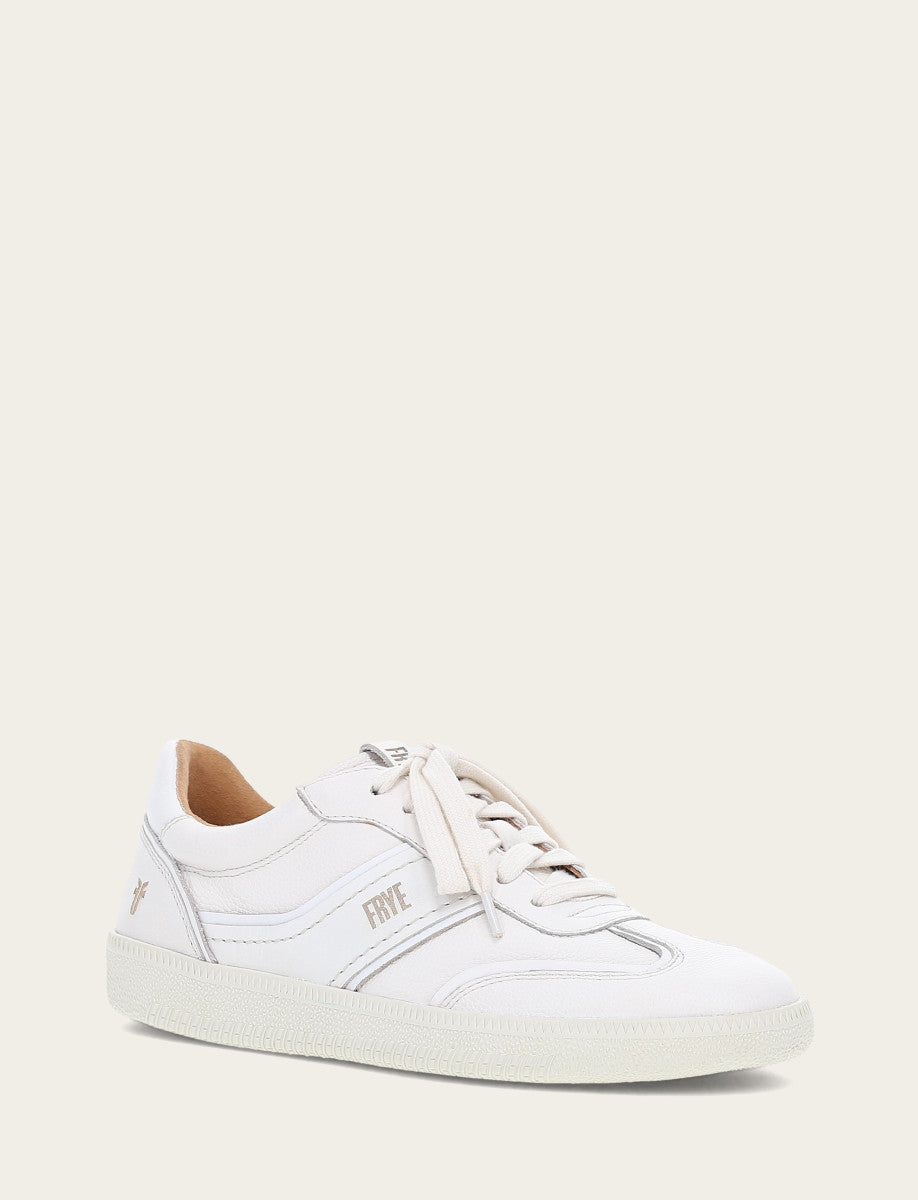 Women's White Milly Low Lace Sneakers - White