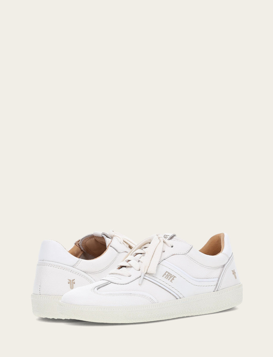Women's White Milly Low Lace Sneakers - White