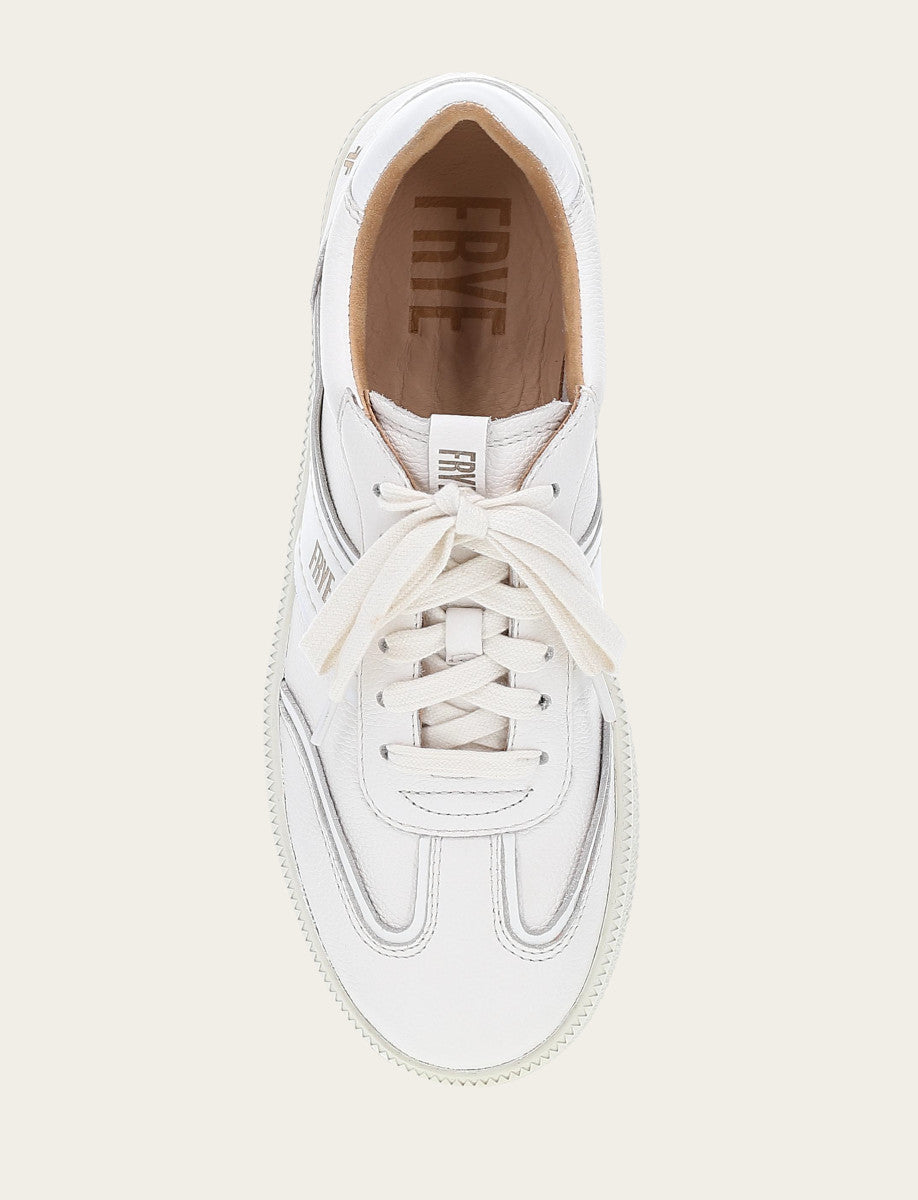 Women's White Milly Low Lace Sneakers - White