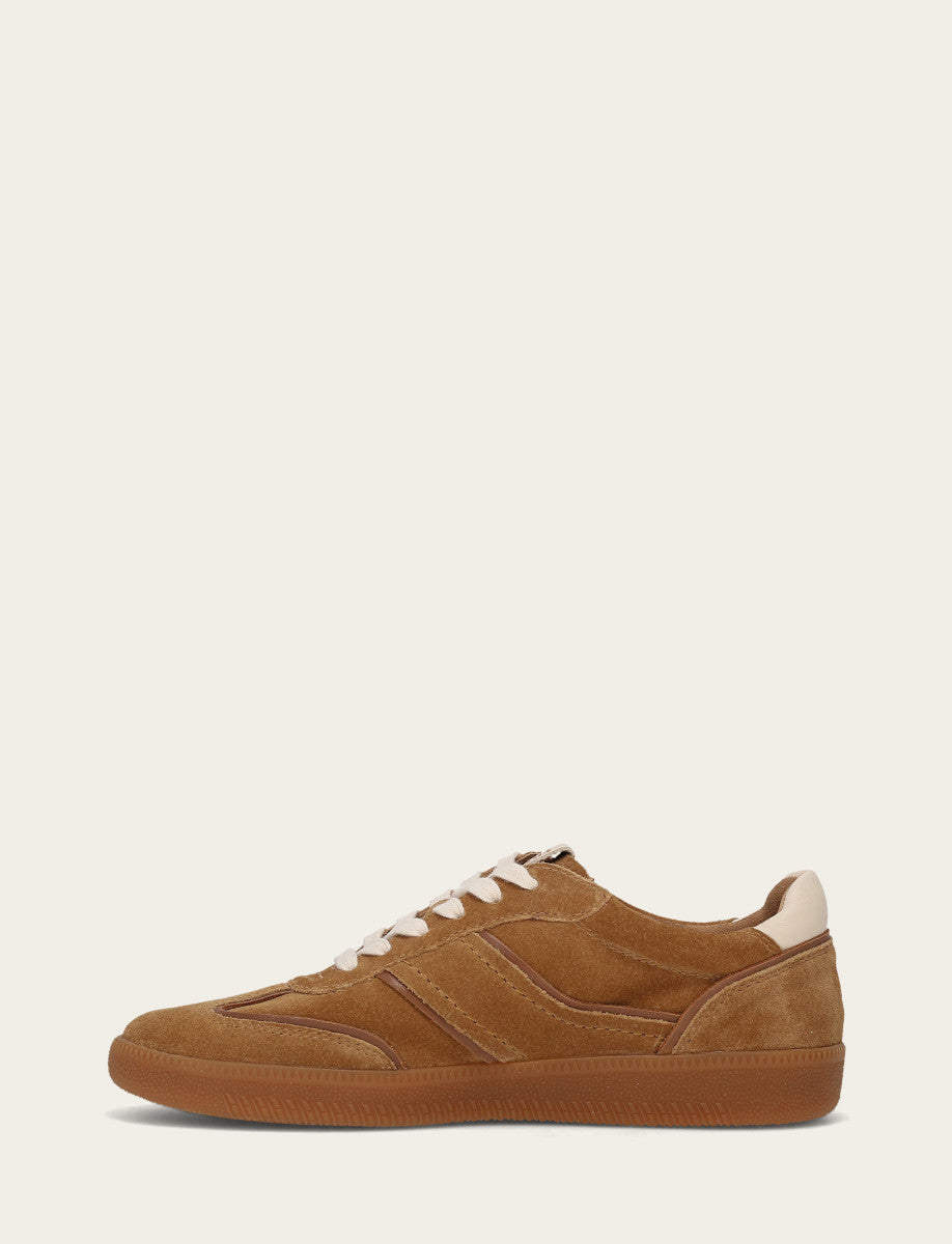 Women's Toffee Milly Low Lace Sneaker - Toffee