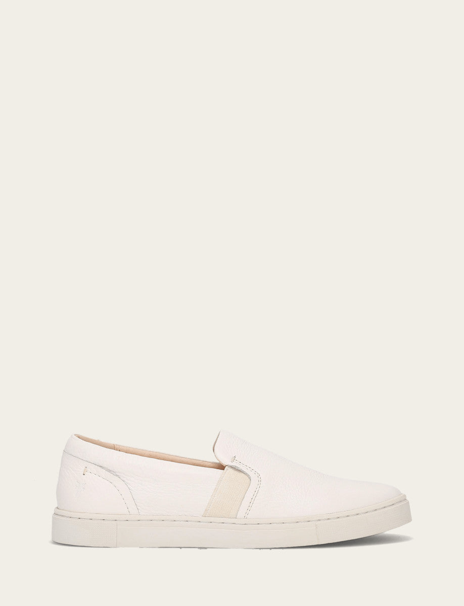 Women's White Ivy Slip On Sneakers - White