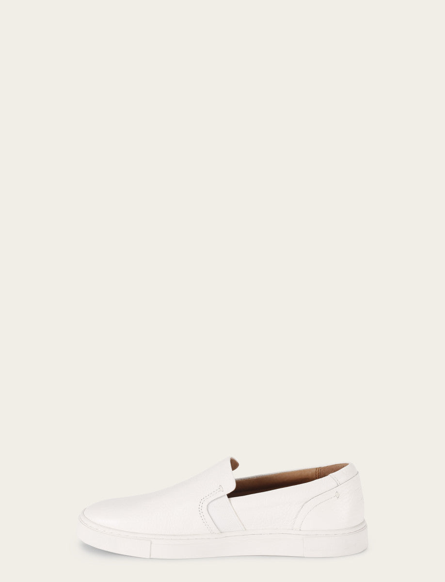 Women's White Ivy Slip On Sneakers - White