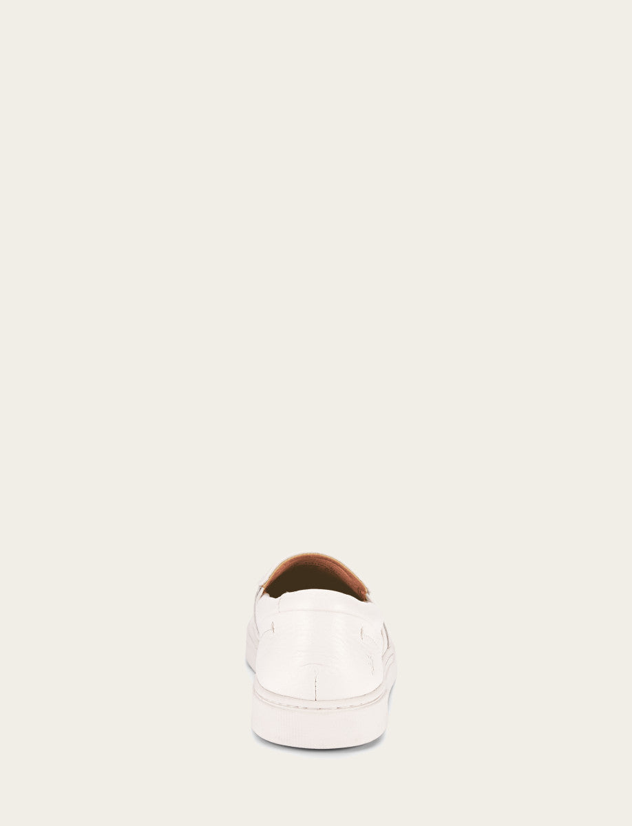 Women's White Ivy Slip On Sneakers - White