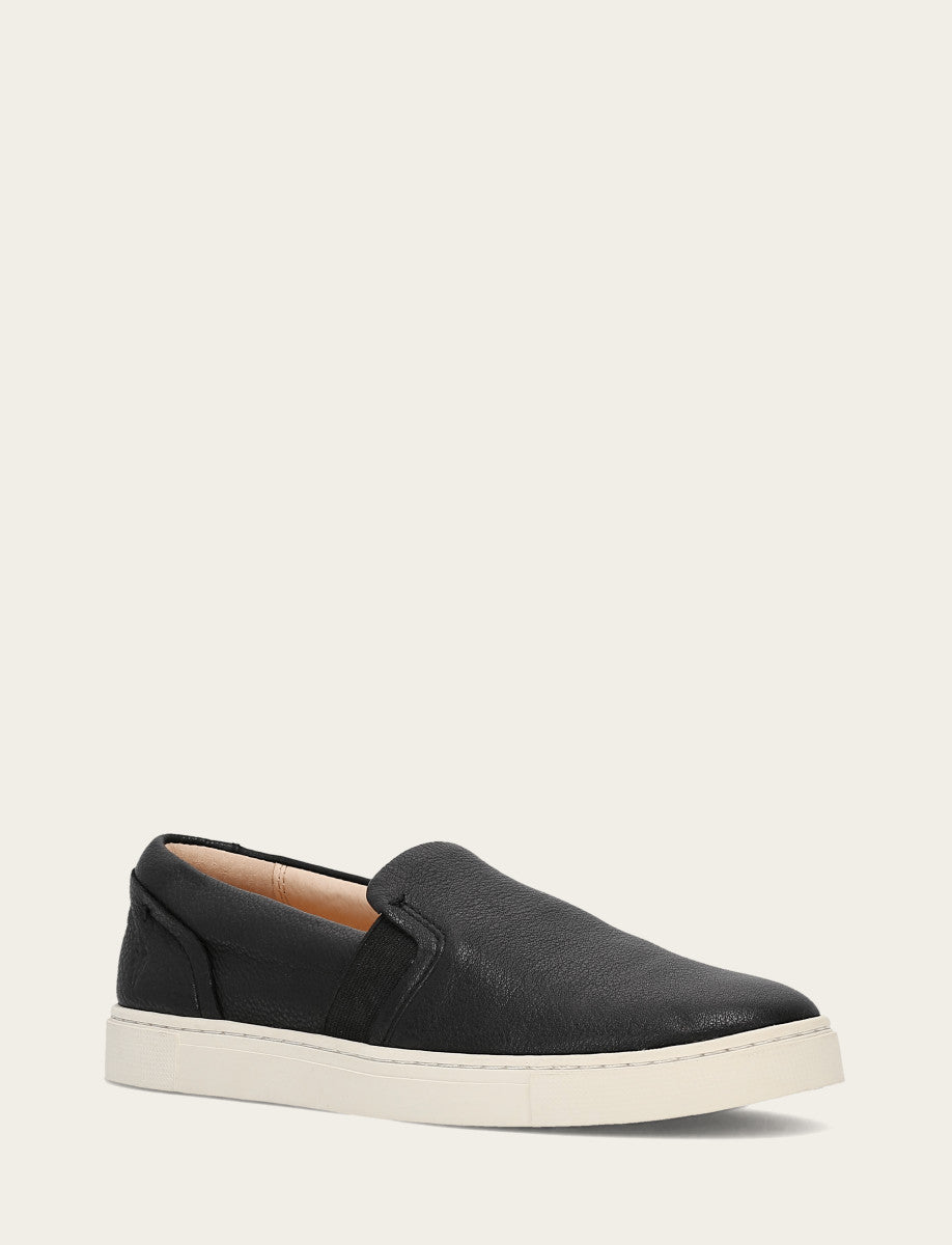 Women's Black Ivy Slip On Sneakers - Black