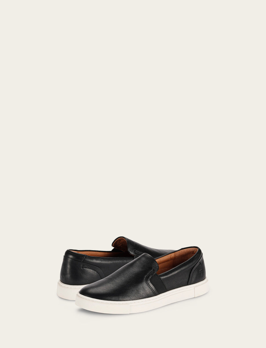 Women's Black Ivy Slip On Sneakers - Black
